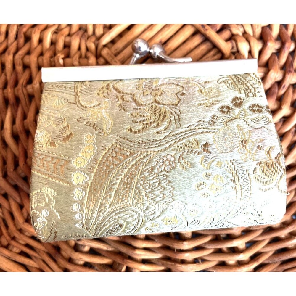 Grandmas Coin Purse Snap Top Vintage Change Wallet